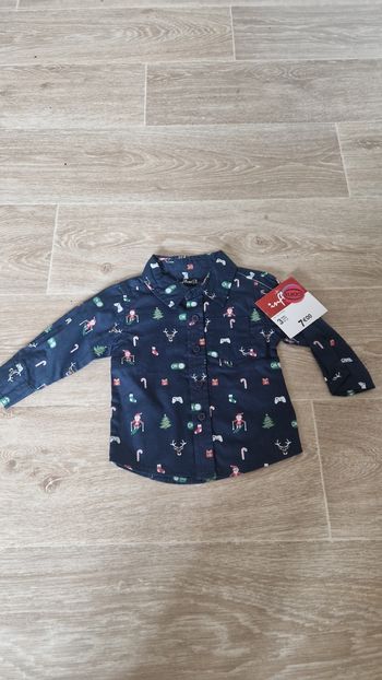 Chemise bébé Noël