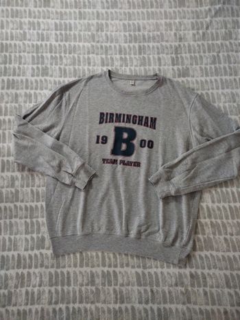 Sweat gris motif imprimé tex taille Xl 42