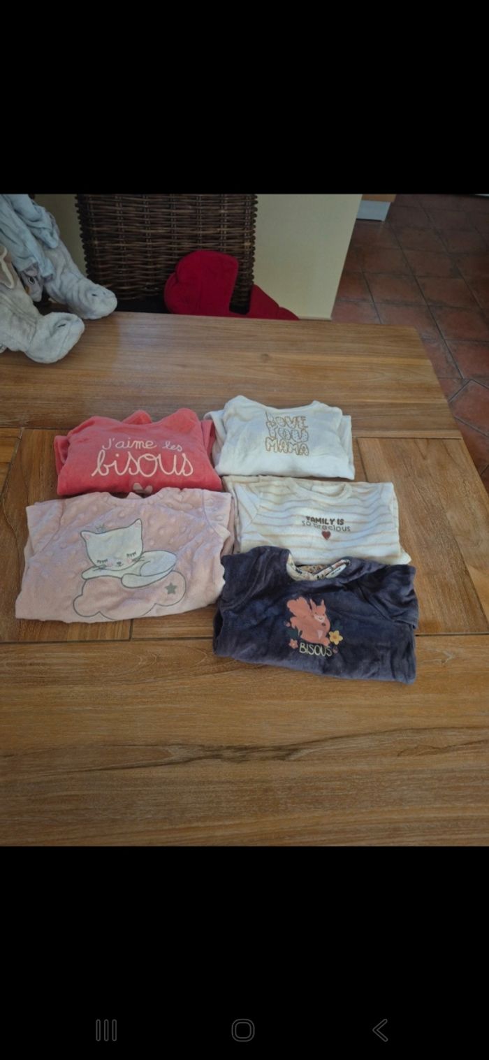 Lot pyjamas 3 mois