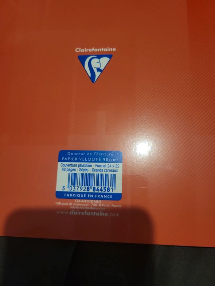 Lot 2 cahier 24x32 48 pages clairefontaine - photo numéro 3