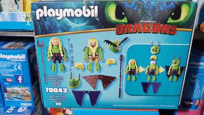 Playmobil 70042 - Dragons - Kranedur et Kognedur en combinaison. - photo numéro 2