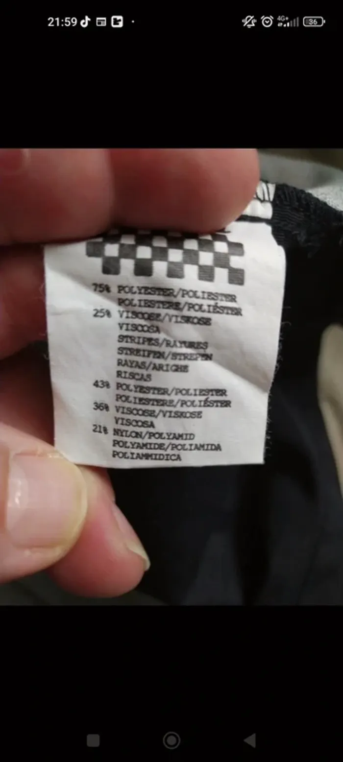 Chemise taille L noir et grise - photo numéro 7