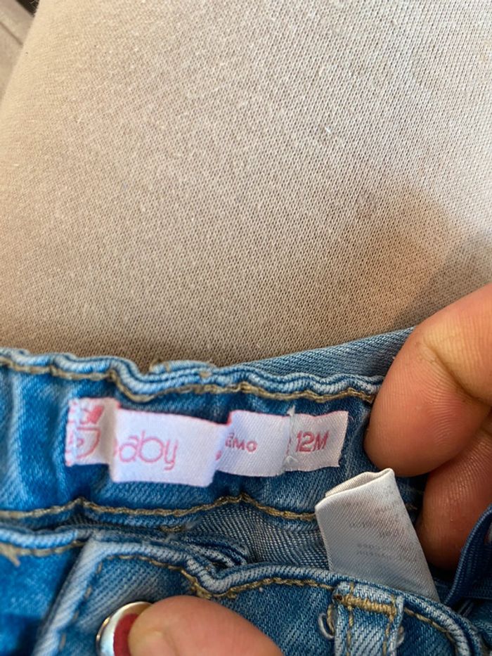 Jeans fille 12 mois Gemo - photo numéro 2