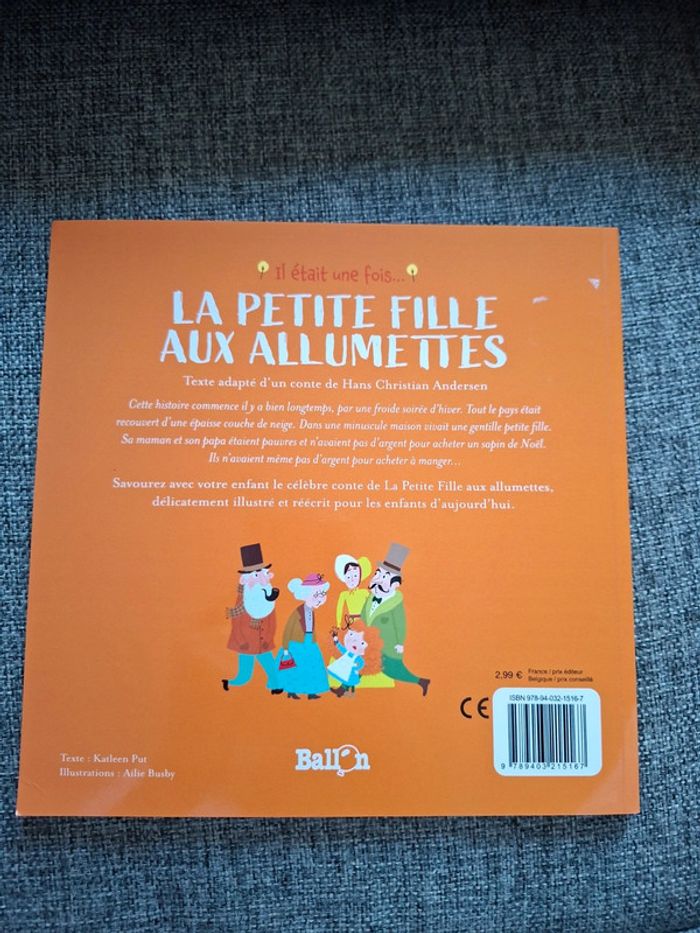 La petite fille aux allumettes livre enfants - photo numéro 2