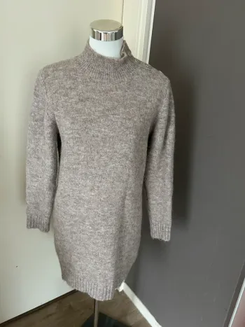 Peace and Love robe pull pour l’hiver, femme taille unique
