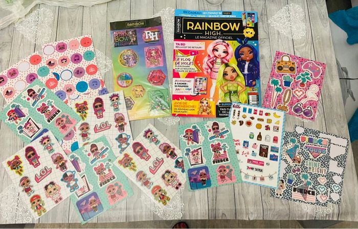 Lot poupée lol et rainbow high