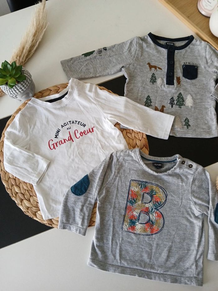 Lot haut ML bébé garçon Taille 6 mois🌿🦊 - photo numéro 3