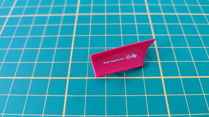 Plasturgie avant droite pièce détachée miniature Bburago Burago Chevrolet Corvette 1957 1/24 1/24e 1