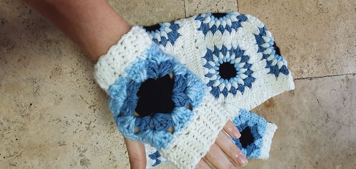 Cagoule crochet Fait main  taille XS - photo numéro 4