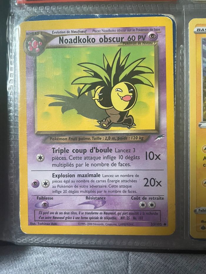 Carte Pokemon ancienne édition - photo numéro 8