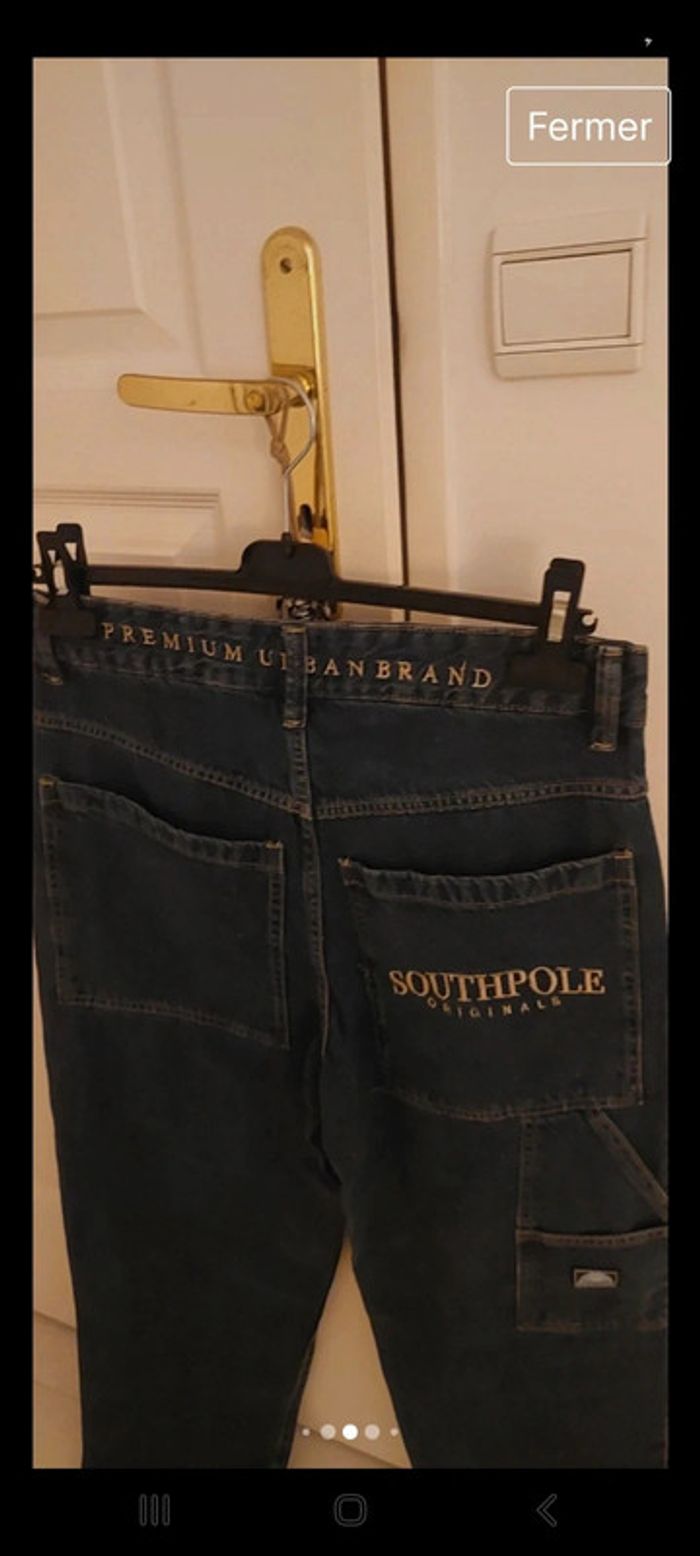 Jean denim baggy Southpole taille 40 - photo numéro 2