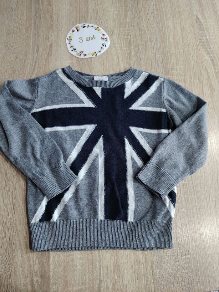 Pull en coton garçon 3ans tape a l'oeil