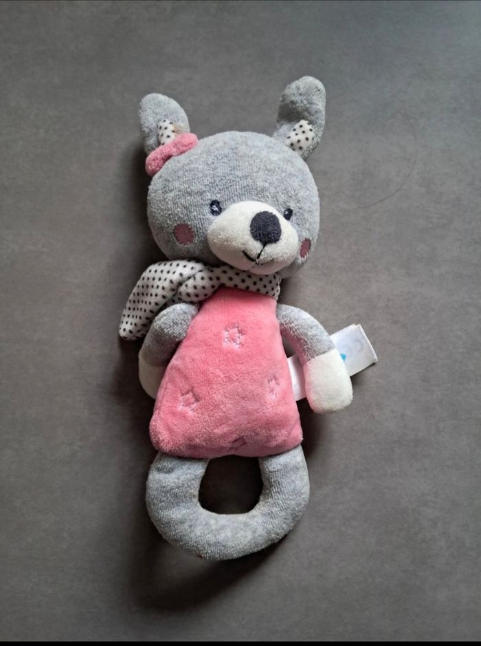 Hochet bébé fille rose neuf