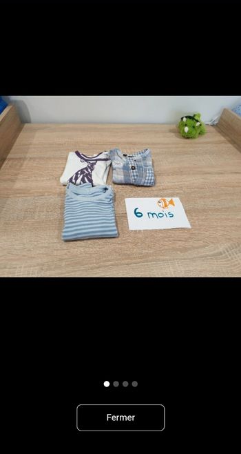 T-shirt garçon 6mois