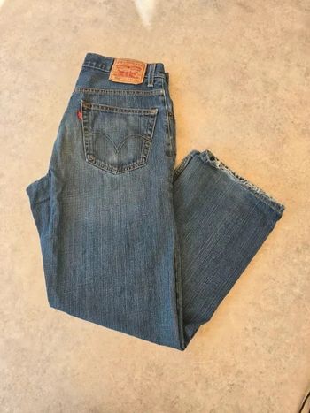 Jeans Levi's 559 W33 FR42 L30 coupe droite bleu Homme Men pan294b