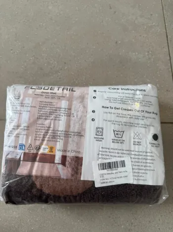 Tapis marron 50*80cm, neuf