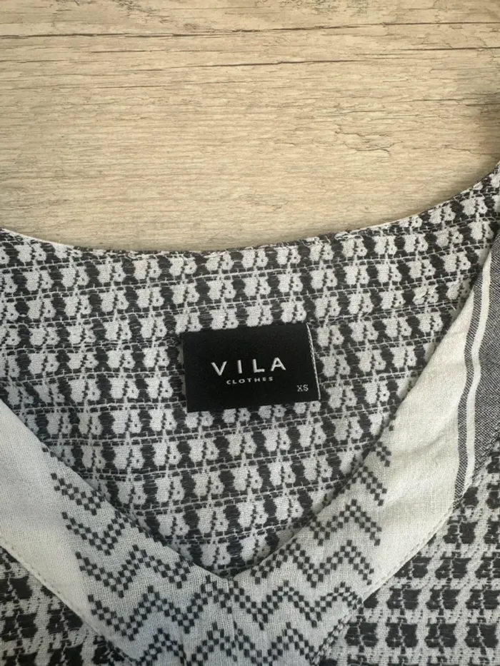Blouse Vila XS en coton - photo numéro 4