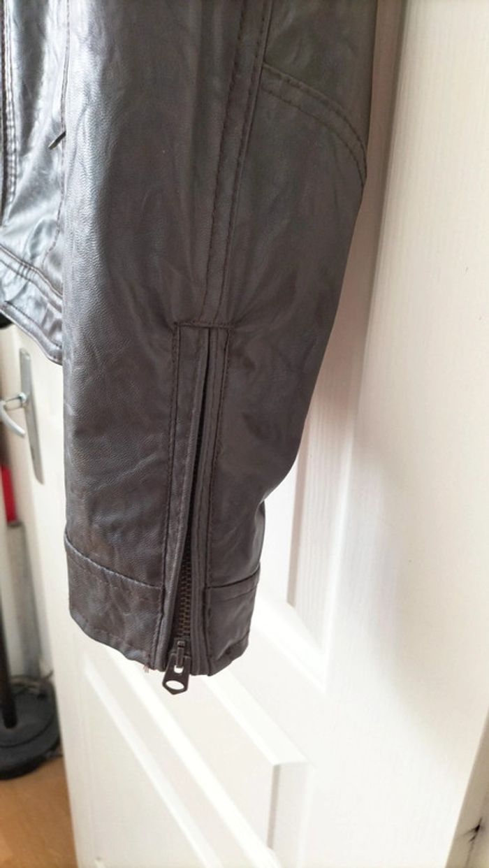 Veste simili cuir T L - photo numéro 6