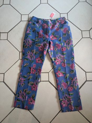 Pantalon Naf Naf neuf 42 fleuri
