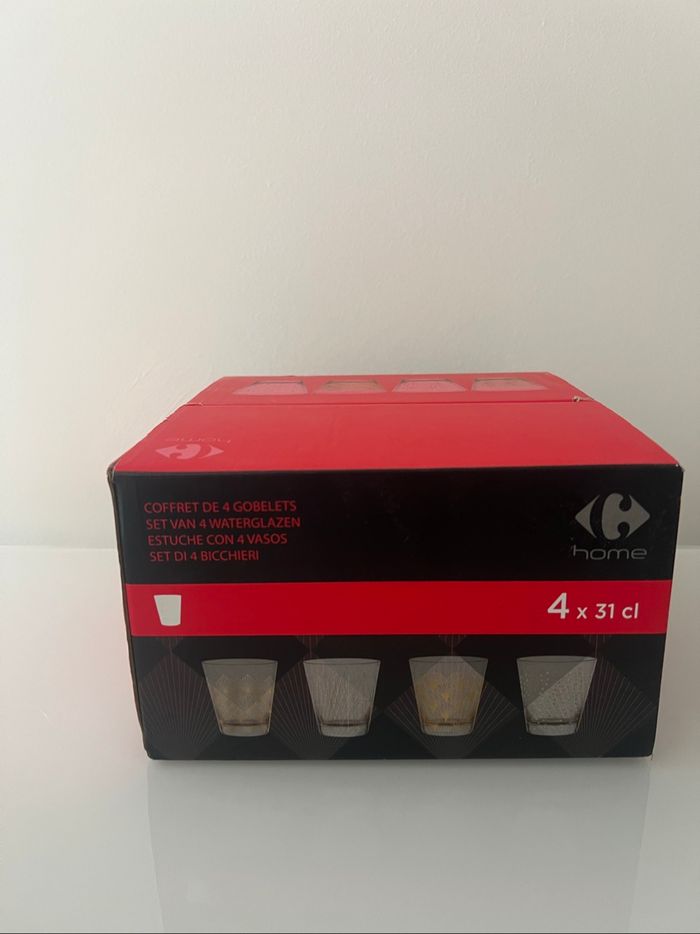 Lot de 4 verres