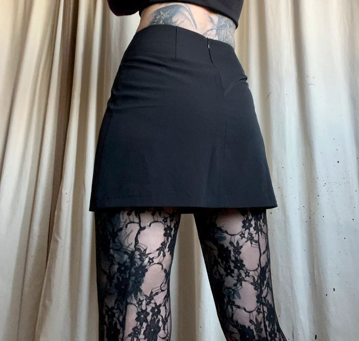 Minijupe tartan punk vintage made in France 🇫🇷 90s - Taille S - photo numéro 3