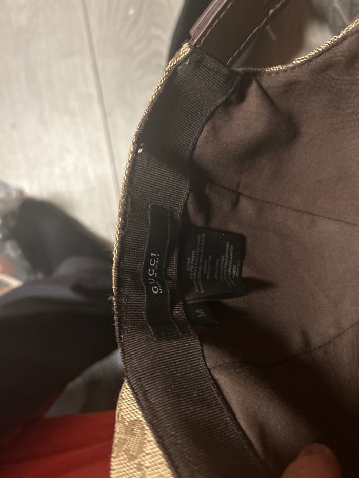 Casquette Gucci bande rare choco taille m état 10/10 - photo numéro 6