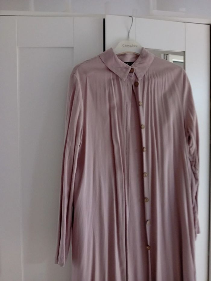 Chemise longue t.38 vieux rose Modanisa 🌸🩷 - photo numéro 2