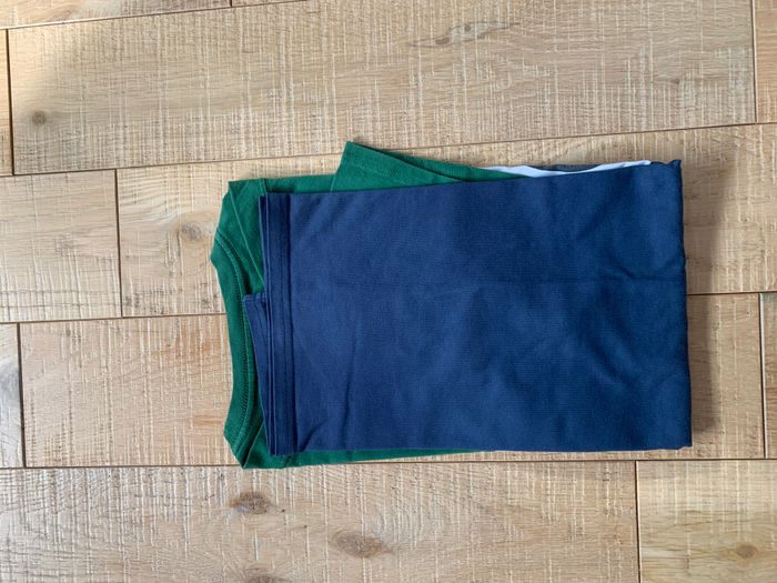 T-shirt Levi's Vert, Blanc et Bleu marine - photo numéro 6