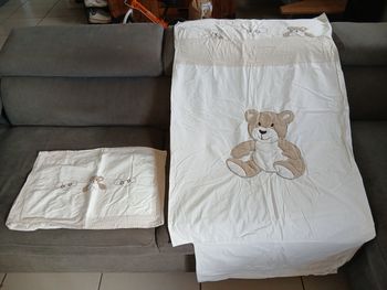 Draps enfants blanc