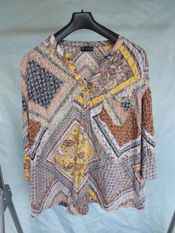 Blouse manches 3/4 Canada Prenium C&A Taille 52