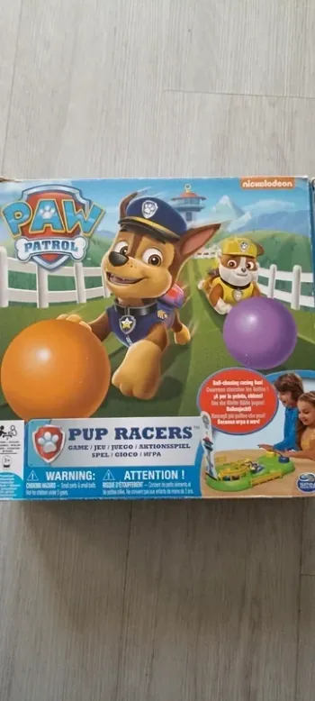 Jeu de société pat patrouille la courses de chiots