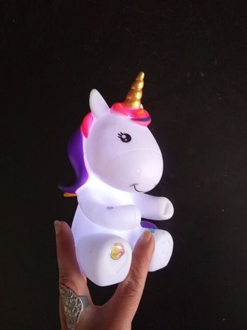 Veilleuse licorne fille, sommeil, enfant, nuit, relaxation