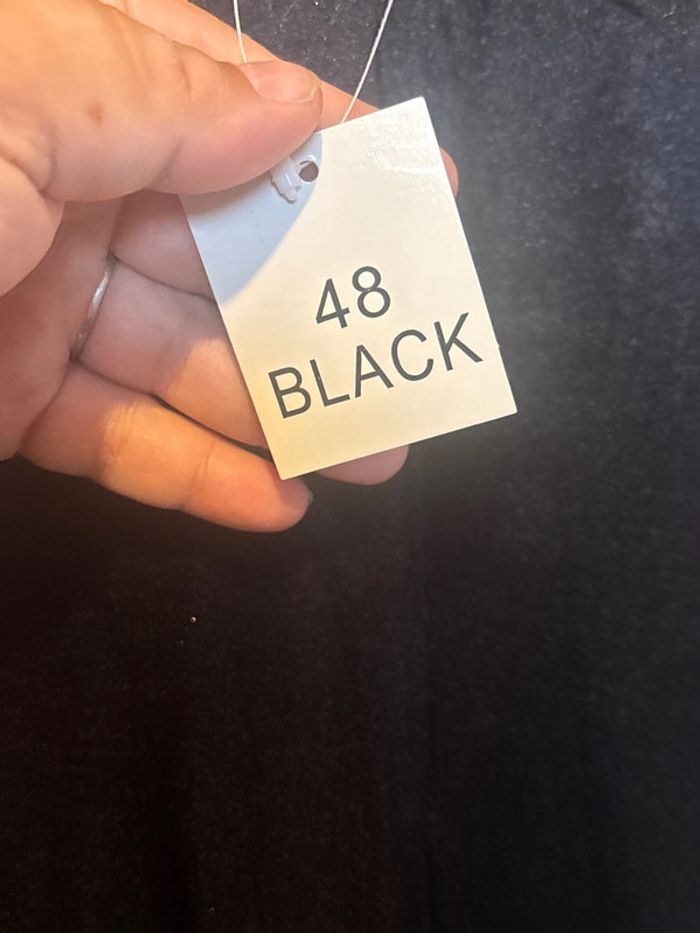 Leggings noir pailletée taille 48neuf avec étiquette - photo numéro 4
