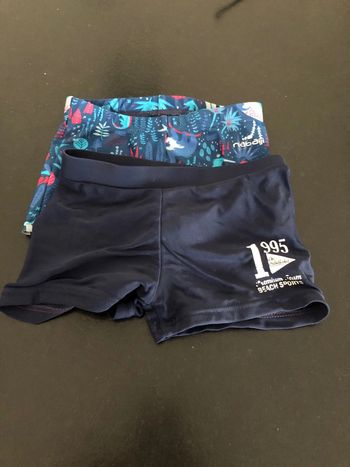 Lot de 2 shorts de bain 3 ans