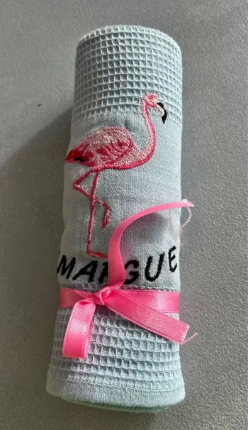 # serviette brodée#