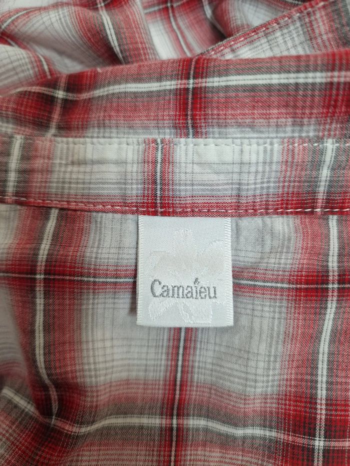 Blouse manches scoute à carreaux- Camaïeu taille 36 🌸 - photo numéro 4