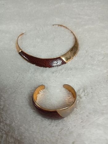 Ensemble collier et bracelet Vintage