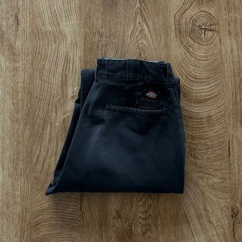 Pantalon large noir Dickies 874 Original Fit pour homme, taille W 32 L 32 (42 taille française)