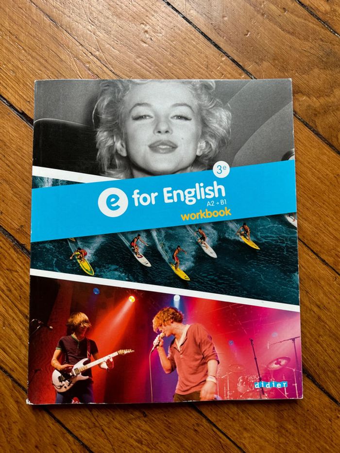 NEUF : E for English 3e - Anglais Ed.2014 - Workbook