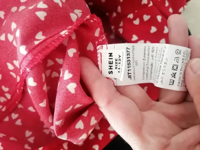 Combi short motif cœur fille taille 11-12ans - photo numéro 13