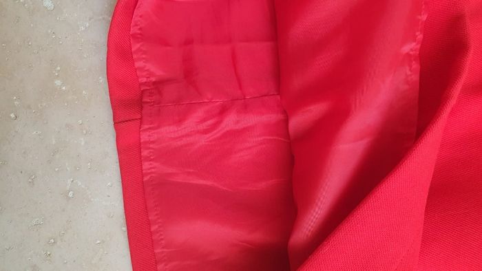 Jupe trapèze neuve rouge Monoprix - photo numéro 3