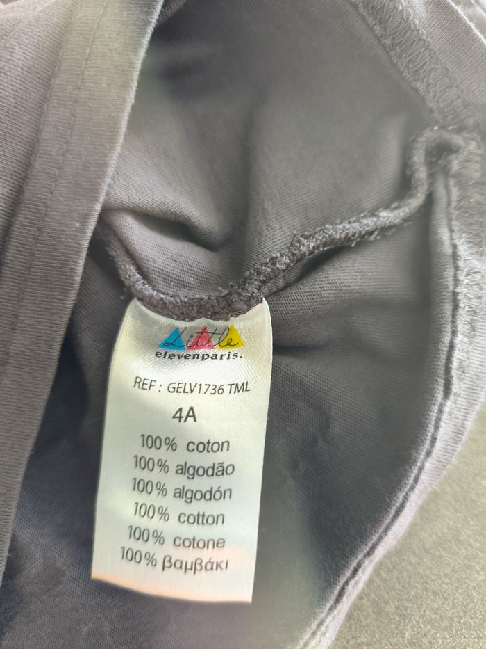 Ensemble pantalon jogging et Tee shirt manches longues 4 ans Little elevenparis - photo numéro 6