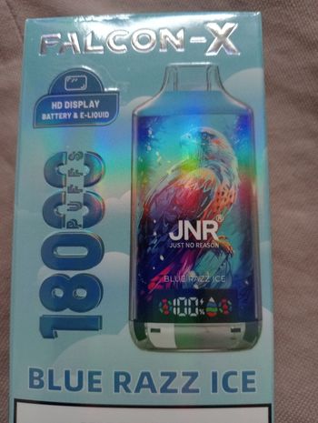 18k Blue razz ice 2%