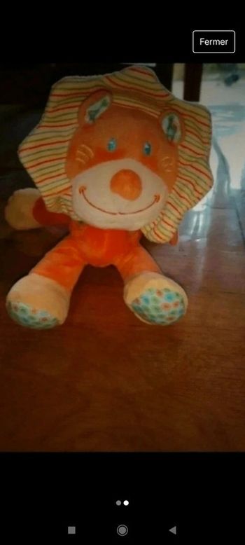 Doudou lion musical