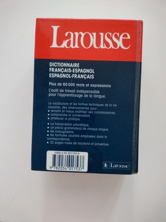 L2 Larousse Français Espagnol - photo numéro 3