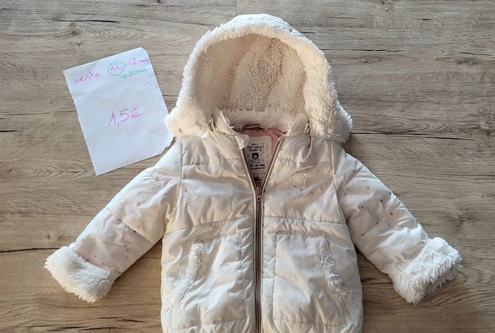 veste 80cm (18-24mois) fille