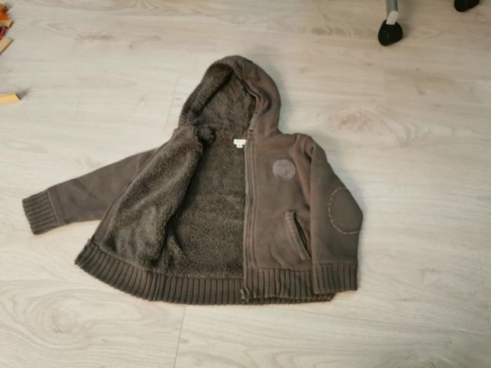 Gilet epais vert baudet - photo numéro 2