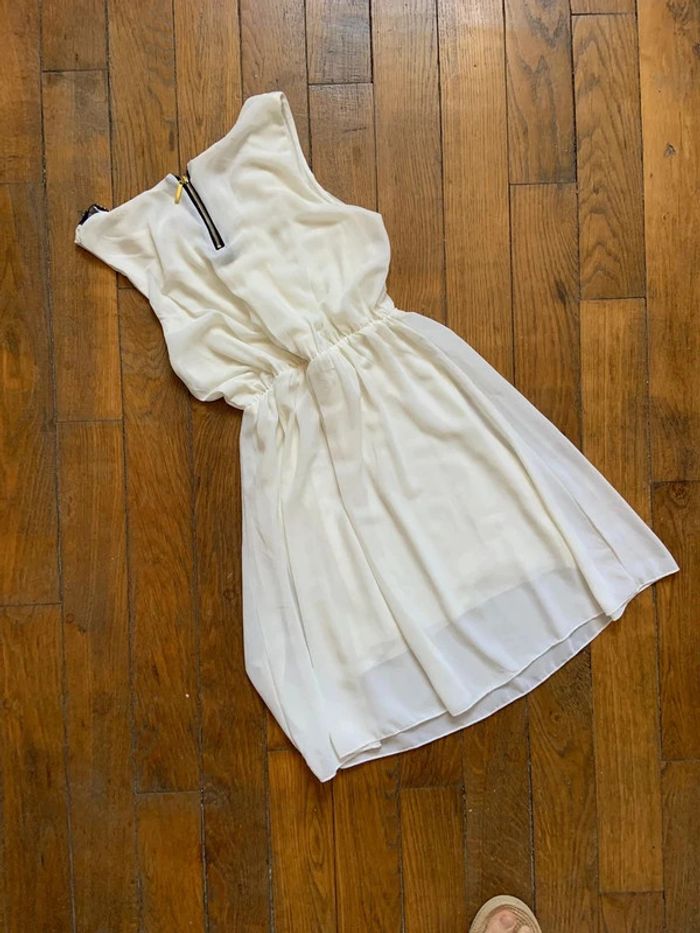 Robe de cérémonie blanc crème taille s 36 - photo numéro 6