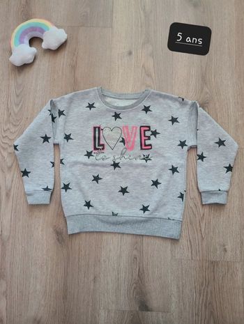 Pull hiver 5 ans fille