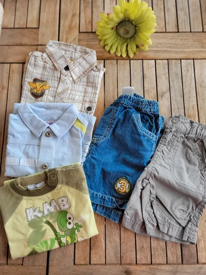 Lot vêtements garçon 6 mois été